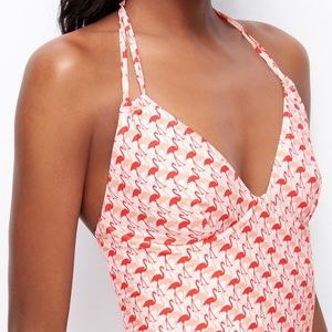 NWT Flamingo coral tankini